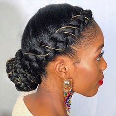 @_ammamama_ Teens Hairstyles, Future Hairstyles, Cabello Afro Natural, Black Hair Updo Hairstyles, Braids Styles, Braided Hairstyle, Women Ideas, Girl Braids