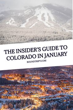 the insider's guide to colorado in january