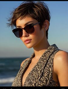 Short Messy Pixie, Pixies Haircut, Haircut Ideas Trendy, Shortish Hair, Classic Pixie, Pixie Haircuts For Women, Short Hair Back, Cabello Hair, Haircuts For Women Over 50