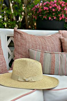 Our Palm Desert Panama fit in perfectly on our latest road trip photo shoot. Stunning, classic, chic - everything you've ever wanted in a hat. Featuring a molded crown with a pinched 10cm brim and hand woven straw, it's crystallized on the tone on tone ribbon with a simple Swarovski rivet. - Shown with our "Designer Inspired" Hat Band -Rancher style hat with a chill & casual vibe-Brim is flexible but holds its shape-Coordinating ribbon band-Pinched top-Great quality-- will last forever-This Classic Fedora Hat With Upf 50+, Classic Hats With Upf 50+ And Curved Brim, Chic Short Brim Hats For Travel, Classic Sun Hat With Upf 50+, Chic Curved Brim Travel Hat, Chic Short Brim Panama Hat, Elegant Flat Brim Sun Hat For Travel, Elegant Travel Sun Hat With Curved Brim, Classic Wide Brim Sun Hat For Day Out