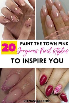 Discover the latest nail trends with our collection of 20 gorgeous pink nail styles. Elevate your look and stay on-trend! 💅✨ #NailInspiration #PinkNails #NailArtIdeas Pink Nail Styles, Latest Nail Trends, Nail Styles, Pink Nail