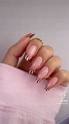 naileditbeauty • Original Audio White Russian, Candy Canes, Nail Ideas, Candy Cane, Foil, Audio