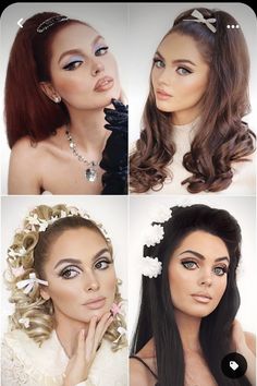 Iconic 60s Makeup Looks, 60s Make Up Looks, 60s Hair With Headband, 60’s Look, Sharon Tate Costume Halloween, 60s Iconic Women, 1960 Makeup And Hair, Early 60s Makeup, 1960s Wedding Makeup