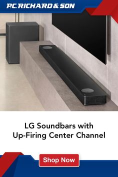 the lg soundbars with up - firing center channel are on sale now