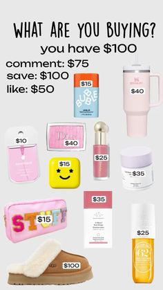 You Have 100 Dollars To Spend, Preppy Stuff For Christmas List, Things To Get From 5 Below, Skin Care 101, Kids Skin Care Products, Preppy Stuff To Buy, Cute Gift Box Ideas, Cheap Skin Care Routine, How To Have Style