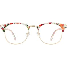 You can't help but feel pretty in a floral eyeglasses. This wide browline is made with lightweight plastic for a comfortable wear. It is available in the following glossy floral prints: black with red flowers; pink flowers; and a bold multi-colored pattern with shades of red/coral/green. Adjustable nose pads provide added comfort. | Zenni Women's Browline Prescription Eyeglasses Multi Floral Mixed Browline Glasses, Classic Vibe, Rim Design, Zenni Optical, Oval Face Shapes, Oval Face, Flowers Pink, Feel Pretty, Prescription Eyeglasses