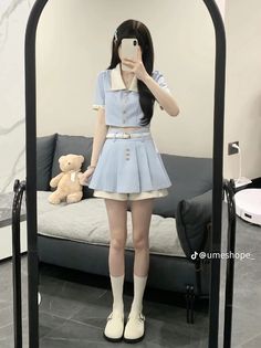 K Pop Fashion, Seoul Korea, Tennis Skirt, Casual Style Outfits, Pop Fashion, Cute Casual Outfits, Style Outfits, Casual Style, Beautiful Dresses