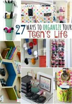 Ways to Organize Your Teen's Life. Here are some organizing ideas to help your teen be happier and more productive in the new year! Teen Closet Organization, Teen Bedroom Organization, Girls Bedroom Organization, School Organization For Teens, Teen Closet, Girls Room Organization, Decor Ikea, Ways To Organize