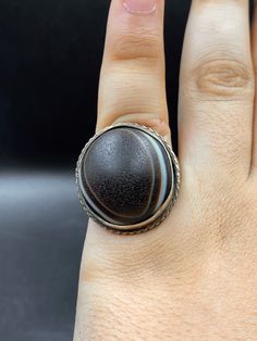 Lovely Old Suleimani Aqeeq Agate Handmade Solid Silver Ring From Afghanistan Tibetan Necklace, Rings Men, Long Silver Necklace, Agate Ring, Coral Turquoise, Size 10 Rings, Green Turquoise, Gorgeous Necklaces, Turquoise Stone