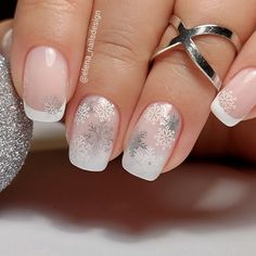 Winter Manicure, Light Nails, Xmas Nails, Christmas Nails, Stylish Nails, Fashion Nails, Nails Inspiration, Cute Nails, Nail Inspo