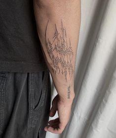 a person with a tattoo on their arm