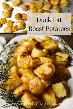 Crispy and crunchy on the outside, soft and fluffy on the inside – these roast potatoes cooked in duck fat are the perfect side dish for your next meal! English Roast, Welsh Recipes, Duck Fat, Cottage Pie, Roast Potatoes, Irish Recipes, English Food, Perfect Side Dish, Roasted Potatoes