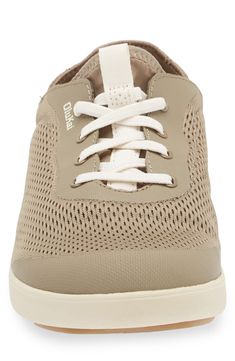 A soft collapsible heel adds the option of slip-on convenience to a lace-up sneaker fashioned with a breathable knit upper and a relaxed, ultra-casual style. Drop-In Heel® easily converts from a lace-up to a slide Removable insole Textile upper and lining/rubber sole Imported Men's Shoes Lightweight Lace-up Sneakers For Light Sports, Lightweight Breathable Lace-up Sneakers, Lightweight Functional Lace-up Sneakers, Lightweight Low-top Walking Shoes With Textured Sole, Beige Casual Sneakers With Elastic Laces, Casual Beige Sneakers With Elastic Laces, Lightweight Slip-on Functional Sneakers, Lightweight Synthetic Low-top Slip-on Sneakers, Lightweight Low-top Sneakers With White Sole