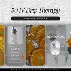 IV Drip Therapy Instagram Reels | Iv Therapy Social Media Posts | Nurse Injector Reels | Medspa Posts | Iv therapy posts | Iv hydration reel 😍Transform Your IV Drip Therapy Marketing with 50 Stunning Instagram Video Reels! Are you an IV drip therapy provider looking to elevate your Instagram presence and attract more clients? Our collection of 50 Instagram Video Reels for IV Drip Therapy is the ultimate solution to boost your social media engagement, showcase your services, and grow your wellne Iv Drip Therapy, Medspa Posts, Therapy Social Media Posts, Iv Drip Aesthetic, Therapy Marketing, Iv Vitamin Therapy, Iv Hydration, Iv Drip