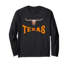 PRICES MAY VARY. Texas Name With Longhorn Steer's Head. Loving or living and being proud of Texas is the reason for wearing this design. Lightweight, Classic fit, Double-needle sleeve and bottom hem Ralph Lauren Relaxed Fit Tops For Fall, Casual Ralph Lauren Tops With Letter Print, Ralph Lauren Casual Tops With Letter Print, Ralph Lauren Crew Neck Tops With Letter Print, Ralph Lauren Cotton Tops With Letter Print, Ralph Lauren Crew Neck Top For Fall, Fan Merchandise Lettering Tops For Fall, Fall Lettering Tops As Fan Merchandise, Ralph Lauren Graphic Tee With Graphic Print