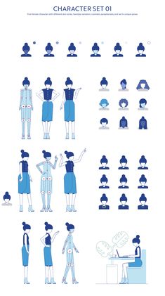 the character sheet for an animation movie