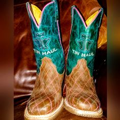 Tin Haul Girl's Youth 'Hearts & Colts' Western Cowgirl Boots Tin Haul Boots, Tin Haul, Western Cowgirls, Western Cowgirl, Cowgirl Boots, Shoes Heels Boots, Shoes Women Heels, Heeled Boots, Shoes Heels