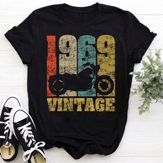 Looking for a unique way to celebrate getting older? Check out our collection of Birthday T-Shirts and Unique Birthday Gifts from Little Boutique. We offer high-quality, screen-printed Funny/Humorous Birthday T-Shirts that allow you to express your zest for life in a humorous and sarcastic way. Our designs cover all age groups, from 20s to 90s, so you can show that your best years are yet to come. Whether you prefer long-sleeved, short-sleeved, sweaters, or other styles, we've got you covered. F Biker Birthday, Motorcycle Birthday, Sarcastic Birthday, 55th Birthday, Custom Birthday Shirts, Motorcycle Gifts, Retro Motorcycle, Unique Birthday, Biker T Shirts