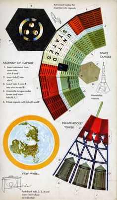 an old book with some diagrams on it