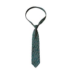 This classic tie from Ferrell Reed for Nordstrom is a luxurious accessory, hand-printed in Italy and made from a premium blend of silk and wool challis. It features a stylish diamond pattern in rich tones of teal, gold, and navy blue, perfect for elevating your formal or business attire.  The tie measures 59 inches in length and 4 inches at its widest point, providing a traditional yet elegant width. *Material: Silk & Wool Challis *Handmade in Italy *Condition: Excellent Luxury Classic Suit And Tie Accessories For Business, Luxury Classic Business Suit And Tie Accessories, Luxury Classic Patterned Suit And Tie Accessories, Silk Wool, Tie Accessories, Hand Print, Business Attire, Suit And Tie, Diamond Pattern