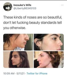 Hooked Nose, Big Nose Beauty, Pretty Nose, Big Nose, Face Reference, Big Noses, Facebook Marketplace, Beauty Standards, I Feel Good