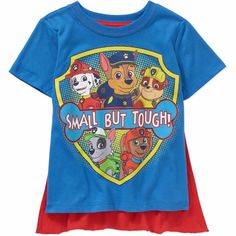 Nickelodeon Paw Patrol Short Sleeve Cape T Shirt Boy Size 5T New Without Tag Boys Cape, Toddler Cape, Paw Patrol Shirt, Paw Patrol Nickelodeon, Paw Patrol Party, Love My Boys, Camp Shirt, Shop Window, Baby & Toddler Clothing