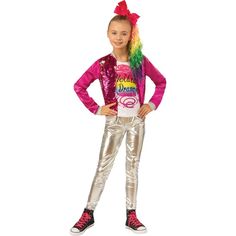 Jojo Siwa Costume, Sassy Attitude, Jojo Jojo, Jojo Siwa Birthday, Youtube Sensation, Colorful Jacket, Fancy Dress Up, Jason Derulo, Halloween Fancy Dress