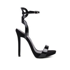 Shop Black Stiletto Heel Buckle Ankle Strap Sandals with Open Toe color Black for Party, Red Carpet, Travel, Work with worldwide Free shipping & Free return. Party Heels With Ankle Strap, Fitted Strap Sandals For Party, Trendy Party Heels With Strap, Ankle Wrap Heels For Party, Party Sandals With Ankle Wrap And Wrapped Heel, Party Sandals With Wrapped Heel And Ankle Wrap, Party Sandals With Wrapped Ankle Heel, Party Heels With Open Heel And Strap, Adjustable Heel Strap Heels For Evening