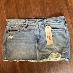 Levi’s Denim Skirt. Never Worn. New With Tags. Size 30 In Levi’s. Levi's Casual Denim Skirt With Pockets, Levi's Medium Wash Denim Skirt, Levi's Denim Skirt In Medium Wash, Levi's High Rise Denim Skirt, Levi's High-rise Denim Skirt, Levi's Denim Mini Skirt, Levi's Trendy Denim Skirt, Levi's Casual Short Denim Skirt, Levi's Casual Denim Mini Skirt