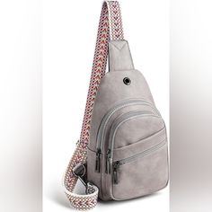 Sling Bag For Women,Sling Bag For Women Crossbody Purse Waist Bag,Fanny Pack Crossbody Bags For Women For Travel And Daily Use Gray Travel Chest Bag With Adjustable Strap, Gray Crossbody Chest Bag For Travel, Women Sling Bag, Gucci Belt Bag, Boho Crossbody Bag, Mini Crossbody Purse, Crossbody Bags For Women, Brown Purses, City Bag