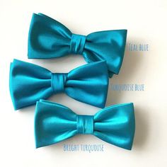 Blue Bow With Butterfly Knot, Blue Butterfly Knot Bow Tie, Blue Tie With Bow Tie Back As A Gift, Blue Bow With Bow Tie Back For Wedding, Blue Satin Bow Tie For Weddings, Blue Bow Tie With Bow Tie Back For Weddings, Blue Bow Tie With Ribbon As A Gift, Blue Bow Tie For Black Tie Events, Blue Bow Ties For Black Tie Occasions