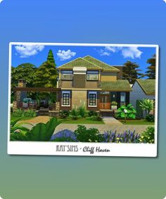 Sims 4 House CC: Cliff Haven Home By Ray Sims