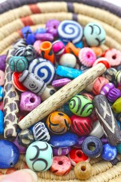 Multi Color Mosaic Sandcast Ghana African Glass Rondelle Beads – WomanShopsWorld Brass Pendants, Cow Bones, Rainbow Beads, Bone Beads, African Beads, Diy Crafts For Gifts, Bone Carving, Grab Bag, Natural Rainbow