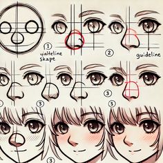 the steps to draw anime eyes