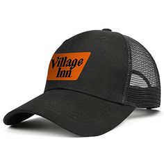 Village Inn Logos Snapback Flat Hats Outdoor Cotton Caps Adjustable Fits Youth Men's Womens Unisex Cap Village Inn, Flat Hats