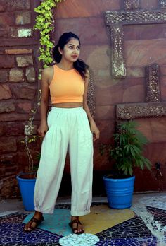 Custom Made Baggy Pants for Women White Linen Pant Bohemian - Etsy Summer Yoga Harem Pants With Relaxed Fit, Casual Linen Yoga Pants, Baggy Wide-leg Yoga Pants For Summer, Baggy Wide Leg Yoga Pants For Summer, Summer Cotton Wide Leg Yoga Pants, Relaxed Fit Yoga Pants For Summer, Summer Yoga Cotton Wide Leg Pants, Casual Summer Parachute Pants For Yoga, Summer Linen Parachute Pants With Loosely Fitted Hips