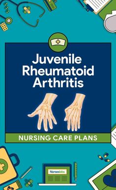 Nursing care planning goals for a child with juvenile rheumatoid arthritis aims to provide relief of pain, improve coping ability [...] Here are four (4) nursing care plans (NCP) for juvenile rheumatoid arthritis (JRA).  4 Juvenile Rheumatoid Arthritis Nursing Care Plans #nursing #nurses #studentnurse #careplans #careplan #nurse #nursingschool Inflammatory Diseases, Self Management, Communicable Diseases, Pediatric Nurse Practitioner, Nursing Study Guide