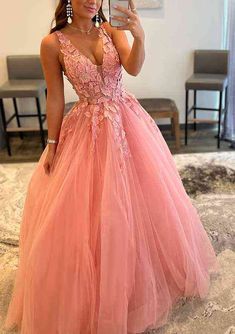 Open Back Dress Formal, Blush Pink Prom Dress, Glitter Prom Dresses, Orange Prom Dresses, Prom Dresses Long Pink, Formal Dresses Graduation, Formal Wedding Guests, Prom Dress Ideas, Prom Inspo