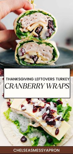 Turkey Cranberry Wrap Thanksgiving Pumpkin Recipes, Delicious Wraps, Turkey Wrap, Turkey Cranberry, Turkey Wraps, Thanksgiving Turkey Leftovers, Poppy Seed Dressing, Gourmet Sandwiches, Deli Turkey