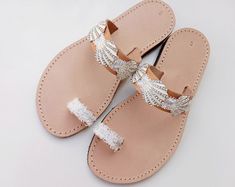 white sandals, leather sandals, Bridal Sandals, Wedding Sandals, Wedding Sandals With Removable Insole And Single Toe Strap, Leather Sandals For Summer Weddings, Summer Wedding Leather Sandals, Sandals Bridal, Unique Sandals, Ladies Shoe, Beachside Wedding, Sandals Wedding, Bridal Sandals