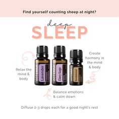 Deep Sleep Diffuser Blend, Deep Sleep Essential Oil Blend, Deep Sleep Essential Oils, Aromatherapy Oil Blends, Sleeping Essential Oil Blends, Doterra Diffuser Blends, Essential Oil Diffuser Blends Recipes, Essential Oils For Sleep