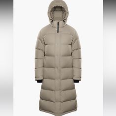 Modern Taupe Super Puff Long-Regular Xs No Tags Aritzia Super Puff Long, Super Puff Long, Aritzia Super Puff, The Super Puff, Aritzia Jacket, Puffer Jacket Style, Super Puff, Long Puffer Jacket, Blue Puffer Jacket