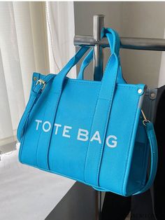 BagForLove - Blue Double Handle Graphic Square Letter Bag Product Description Color Blue Pattern Type Plain Type Shoulder Tote Bag Material PU Size Chart INCH CM Bag Length Bag Width Bag Height Strap Length 10.2 inch 3.5 inch 7.9 inch 47.2 inch Bag Length Bag Width Bag Height Strap Length 26 cm 9 cm 20 cm 120 cm Details Pictures Similar Products h2 { text-align: center; } /* æ¢è¡ */ li{ white-space: normal; word-break: break-all; word-wrap: break-word; } .red-box { width: 100%; display: flex; Trendy Blue Canvas Bag For Errands, Casual Blue Handheld Satchel, Trendy Blue Canvas Travel Bag, Casual Blue Bag For Errands, Blue Casual Bags For Errands, Blue Large Capacity Shoulder Bag For Errands, Blue Handheld Bag For Errands, Trendy Blue Rectangular Shoulder Bag, Blue Letter Print Bag For Everyday Use