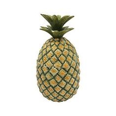 a pineapple is shown against a white background