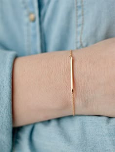 قلادات متدلية, Gold Bar Bracelet, Bar Bracelet, Gold Armband, Arm Party, Bar Bracelets, Dainty Bracelets, Layered Bracelets, Gold Bar