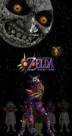 the legend of zelda poster is shown