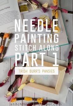 needle painting stitch along part 1