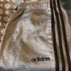 Nwot , Dark Grey With Black Stripes. Sz M Men. Smoke/Pet Free Home. Relax Fit 2 Pocket 3 Stripes Along Both Legs Grey Adidas, Adidas Men, Black Stripes, Track Pants, Mens Pants, Dark Grey, Sweatpants, Track, Stripes