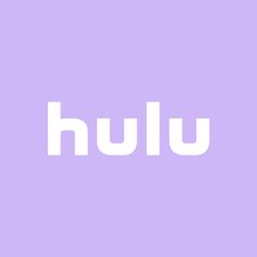 the word hulu on a purple background