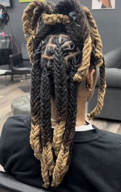 Styled Locs, Mini Twists Natural Hair, Hair And Skin Vitamins, Thick Locs, Hair Muse, Natural Locs, Sister Locks, Exotic Hairstyles